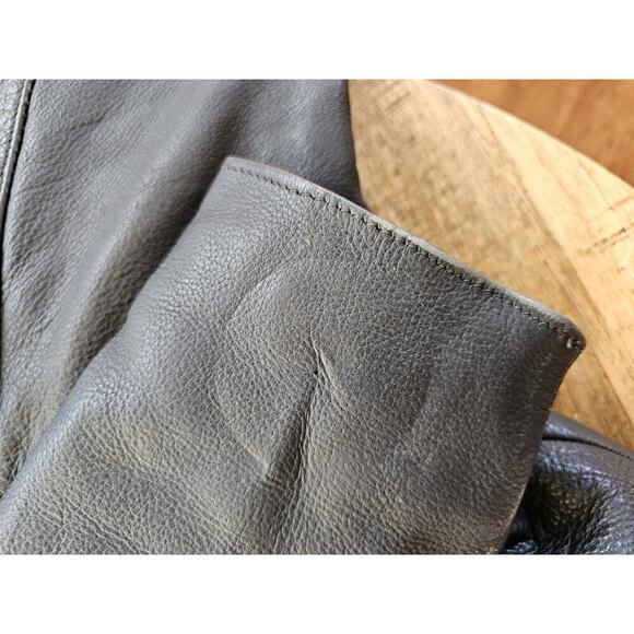 Daytona Joe Vintage Women’s Leather Motorcycle Jacket Size M Moto Rare - Picture 7 of 14